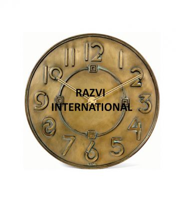 WALL CLOCK
Item Code: A 1809
Finish: Antique
Material: Brass

Keywords: CLOCK