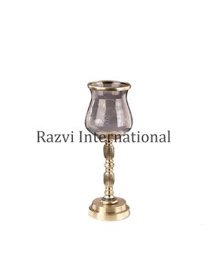 ROUND CANDLE HOLDER
Item Code: A 524-A
Finish: Antique
Material: Brass & Glass
Keywords: ROUND CANDLE HOLDER