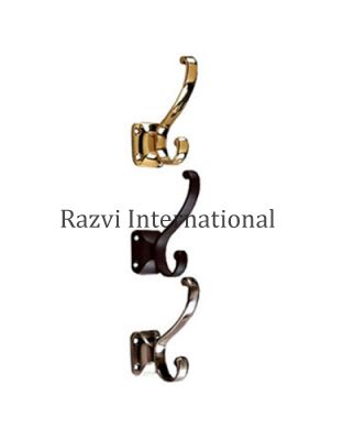 WALL HOOKS / HANGER
Item Code: A 813
Finish: Polished,Antique & Chrome
Material: Brass
Keywords: USA