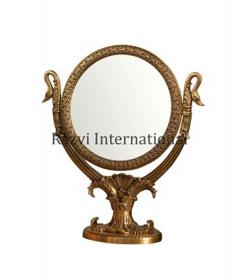 ROUND TABLE MIRROR
Item Code: A 884
Finish: Antique
Material: Brass & Glass
Keywords: ROUND TABLE MIRROR