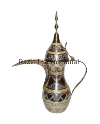 COLOUR & POLISHED DALLAH
Item Code: SR 198
Finish: Polished
Material: Brass
Keywords: COLOUR & POLISHED DALLAH