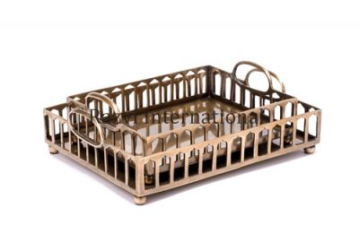ANTIQUE TRAY
Item Code: SR 2143 (A,B)
Finish: Antique
Material: Brass
Keywords: ANTIQUE TRAY