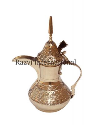 SMALL EMBOSSED DALLAH
Item Code: SR 227-A
Finish: Polished
Material: Brass
Keywords: DOHA