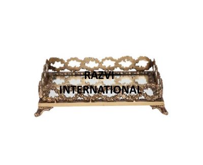 RECTANGULAR GLASS TRAY
Item Code: SR 2529-2
Finish: Antique
Material: Brass & Glass
Keywords: RECTANGULAR GLASS TRAY
