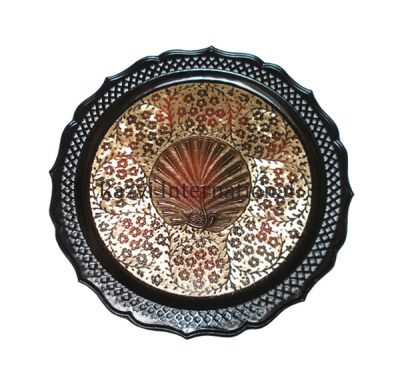 WALL DECORATION PLATE
Item Code: SR 259
Finish: Black Antique & Engraved
Material: Brass
Keywords: UNITED KINGDOM