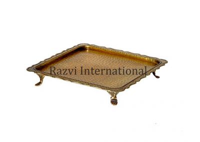 SQUARE TRAY
Item Code: SR 59
Finish: Antique
Material: Brass
Keywords: SQUARE TRAY