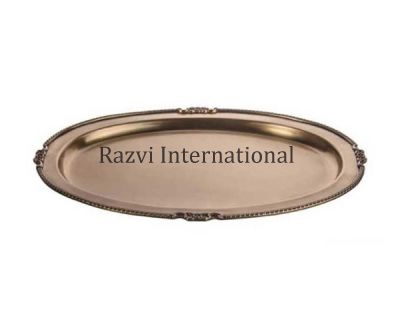LARGE OVAL TRAY
Item Code: SR 65
Finish: Antique
Material: Brass
Keywords: LARGE OVAL TRAY