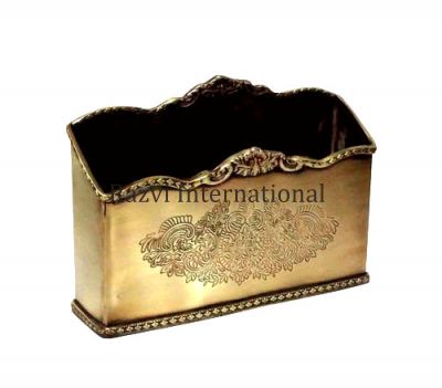 LETTER HOLDER
Item Code: SR 695
Finish: Antique
Material: Brass 
Keywords: LETTER HOLDER