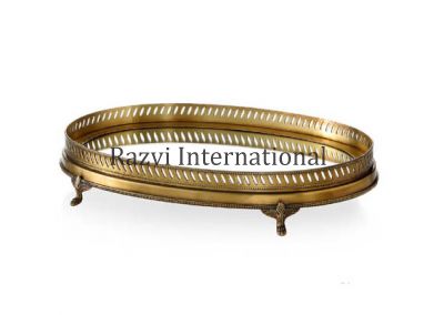 MIRROR PLATTER
Item Code: SR 78
Finish: Antique
Material: Brass & Glass
Keywords: MIRROR PLATTER
