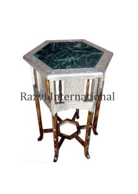 HEXAGONAL TABLE
Item Code: RF 142
Finish: Silver With Polished
Material: Wood
Keywords: HEXAGONAL TABLE