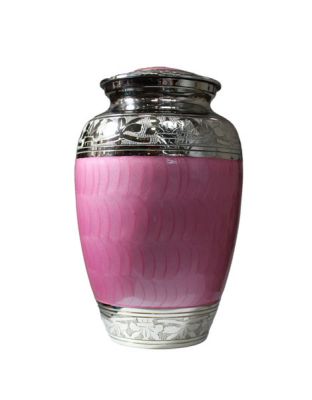 ROSE URN
Item Code: CP 1603
Finish: Nickel & Rose Enamel
Material: Brass
Keywords: ROSE URN