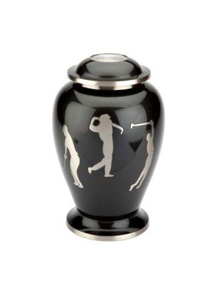 GOLF URN
Item Code: CP 1630
Finish: Balck Pewter
Material: Brass
Keywords: GOLF URN
