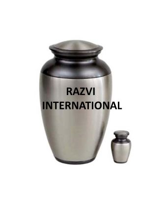 PEWTER URNS
Item Code: CP 1492-A,B
Finish: Pewter & Yellow
Material: Brass
