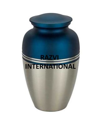 HUMAN URN 
Item Code: CP 1042
Finish: Pewter & Indigo
Material: Brass
Keywords: URN