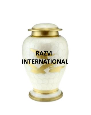 10" URN
Item Code: CP 1347
Finish: Gold & White Enamel
Material: Brass
Keywords: URN