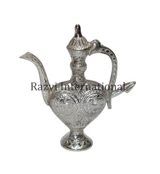 ARABIAN AFTABA-A
Item Code: SR 246-A
Finish: Nickel 
Material: Brass
Keywords: ARABIAN AFTABA-A