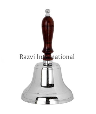 SILVER HAND BELL
Item Code: A 1426
Finish: Silver,Epns
Material: Brass & Wood
Keywords: SILVER HAND BELL