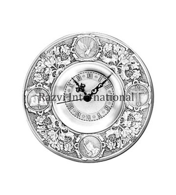 ROUND WALL CLOCK
Item Code: A 445
Finish: Pewter
Material: Brass
Keywords: ROUND WALL CLOCK