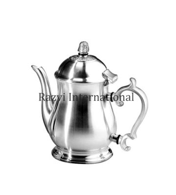 BRASS TEAPOT-2
Item Code: SR 02-2
Finish: Pewter
Material: Brass
Keywords: BRASS TEAPOT-2