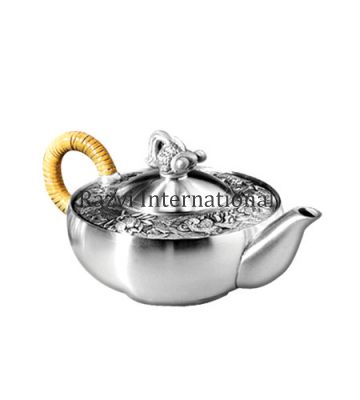 ALADDIN TEAPOT
Item Code: SR 04
Finish: Pewter
Material: Brass
Keywords: ALADDIN TEAPOT