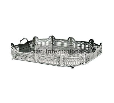 VICTORIAN TRAY
Item Code: SR 124
Finish: Silver,Epns
Material: Brass
Keywords: VICTORIAN TRAY