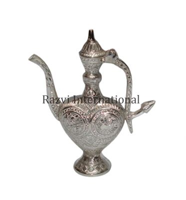 ARABIAN AFTABA-B
Item Code: SR 246-B
Finish: Nickel 
Material: Brass
Keywords: ARABIAN AFTABA-B