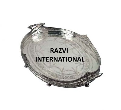 NEW TRAY
Item Code: SR 2791
Finish: Silver
Material: Brass
Keywords: NEW TRAY