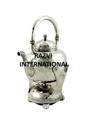 TEA KATTLE WITH STAND
Item Code: SR 3173
Finish: Silver
Material: Brass
Keywords: TEA KATTLE WITH STAND