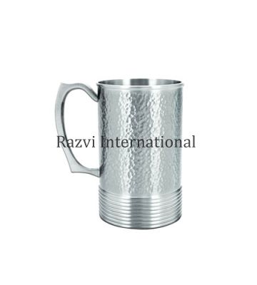 HAMMERED MUG
Item Code: SR 32
Finish: Pewter
Material: Brass
Keywords: HAMMERED MUG