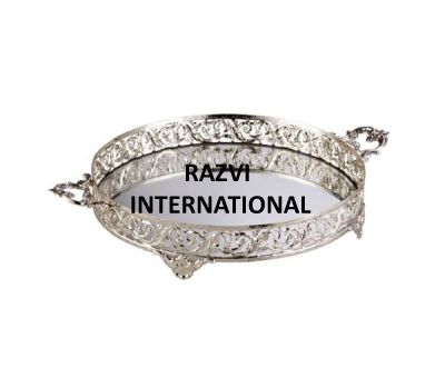 SILVER TRAY
Item Code: SR 3260
Finish: Silver
Material: Brass & Glass
Keywords: TRAY