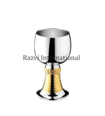 GROOVES GOBLET-1
Item Code: SR 34-1
Finish: Silver & Gold
Material: Brass
Keywords: GROOVES GOBLET-1