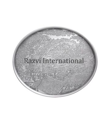 ROUND BIG TRAY
Item Code: SR 47
Finish: Pewter
Material: Brass
Keywords: ROUND BIG TRAY