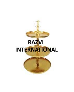 GOLDEN CAKE STAND
Item Code: SR 2809
Finish: Gold
Material: Aluminium
Keywords: GOLDEN CAKE STAND