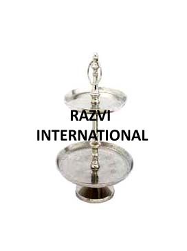 SMALL CAKE STAND
Item Code: SR 2816
Finish: Polished 
Material: Aluminium
Keywords: SMALL CAKE STAND