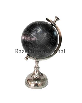 WORLD GLOBE
Item Code: A 676
Finish: Nickel
Material: Aluminium & Plastic
Keywords: WORLD GLOBE