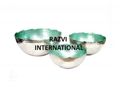 BARB BOWLS
Item Code: A 703-A,B,C
Finish: Nickel
Material: Aluminium
Keywords: BARB BOWLS