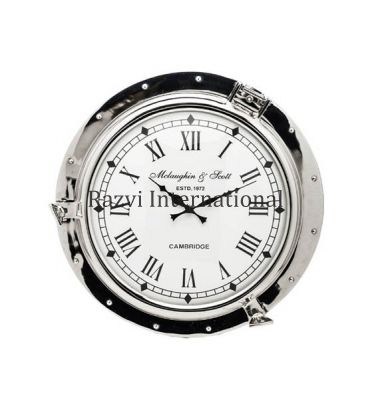 UNIQUE WALL CLOCK
Item Code: A 885
Finish: Nickel
Material: Aluminium,Glass & Plastic
Keywords: UNIQUE WALL CLOCK