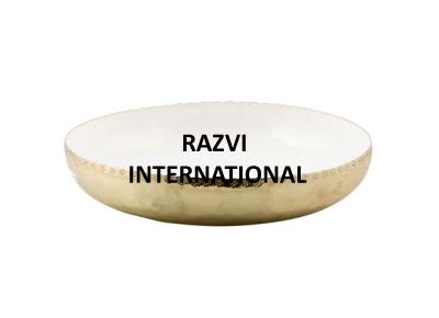 PLATTER
Item Code: SR 1282
Finish: Brass Antique & White Enamel
Material: Aluminium
Keywords: PLATTER TRAY