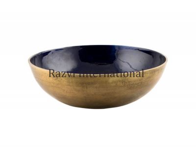 BLACK LARGE BOWL
Item Code: SR 1288-3
Finish: Brass Antique & Black Enamel
Material: Aluminium
Keywords: BLACK LARGE BOWL