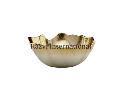 ROUND BOWL
Item Code: SR 266
Finish: Nickel & Gold
Material: Aluminium
Keywords: ROUND BOWL