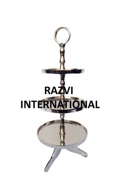 THREE TIER CAKE STAND
Item Code: SR 2989
Finish: Polished
Material: Aluminium
Keywords: THREE TIER CAKE STAND