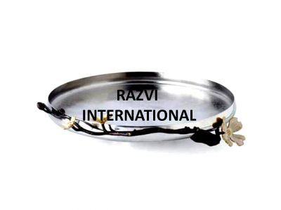 TRAY WITH FLOWER
Item Code: SR 3128
Finish: Matt
Material: Aluminium
Keywords: TRAY WITH FLOWER