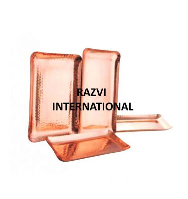 RECTANGULAR TRAY SET
Item Code: SR SR 2657-A,B,C,D
Finish: Copper
Material: Steel
Keywords: RECTANGULAR TRAY SET