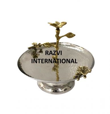 STEEL DISH
Item Code: SR 2992
Finish: Polished
Material: Steel & Brass
Keywords: STEEL DISH