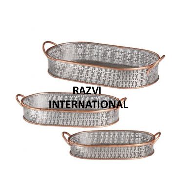 BASKETS
Item Code: SR 3262 A,B,C
Finish: Matt
Material: Steel & Copper
Keywords: BASKETS