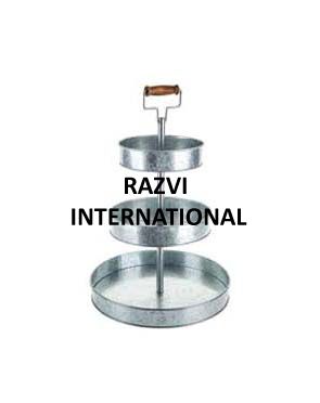 3 TIER CAKE STAND
Item Code: RP 1669
Finish: Galvanized
Material: Iron
Keywords: 3 TIER CAKE STAND