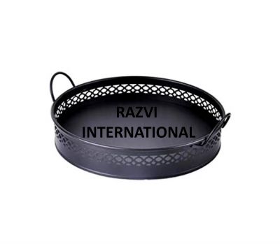 IRON TRAY
Item Code: RP 1673
Finish: Black Powder Coating
Material: Iron
Keywords: IRON TRAY