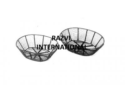 OVAL FRUIT BASKETS
Item Code: RP 1306
Finish: Black Powder Coating
Material: Iron
Keywords: OVAL FRUIT BASKETS