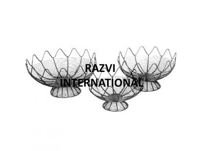 ROUND FRUIT BASKETS
Item Code: RP 1307
Finish: Black Powder Coating
Material: Iron
Keywords: ROUND FRUIT BASKETS