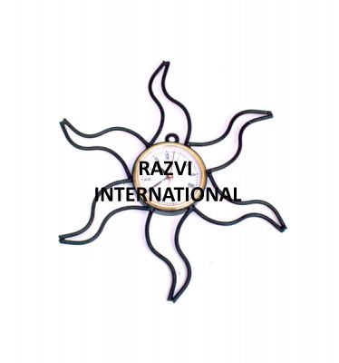 WALL CLOCK
Item Code: RP 1311
Finish: Black Powder Coat
Material: Iron
Keywords: CLOCK